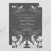 Invitation de la Fête de l'engagement floral moder (Devant / Derrière)