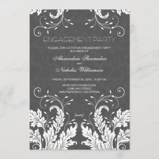 Invitation de la Fête de l'engagement floral moder