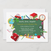 Invitation de la fête de l'enseignant (Devant)