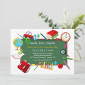 Invitation de la fête de l'enseignant (Debout devant)