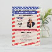 Invitation de la fête de l'Indépendance. 4 juillet (Debout devant)