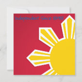 Invitation de la fête de l'indépendance des Philip (Devant)