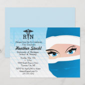 Invitation de la fête de l'infirmière à l'école Mé (Devant / Derrière)