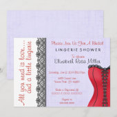 Invitation de la Fête de l'mariée de la Corse noir (Devant / Derrière)