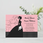 Invitation de la Fête de l'mariée des mariées de s (Debout devant)