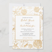 invitation de la Fête de l'mariée Golden Shell, th (Devant)