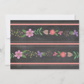 Invitation de la Fête de l'mariée torréfiée à l'éc (Dos)