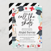 Invitation de la fête de l'obtention d'un diplôme  (Devant / Derrière)