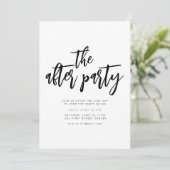 Invitation de la fête de mariage de l'après (Debout devant)