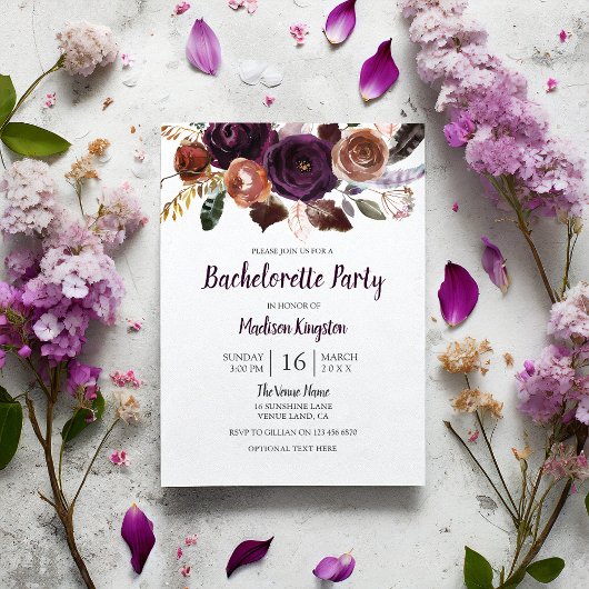 Invitation de la fête de marionnettes et fleurs vi
