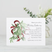 Invitation de la fête de Mistletoe (Debout devant)