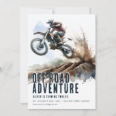 Invitation de la fête de moto Off Road Adventure (Devant)