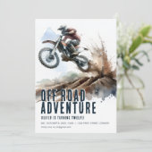 Invitation de la fête de moto Off Road Adventure (Debout devant)