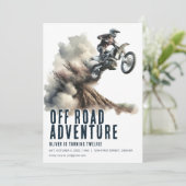 Invitation de la fête de moto Off Road Adventure (Debout devant)