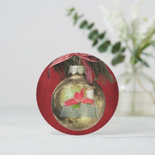 Invitation de la fête de Noël (Debout devant)