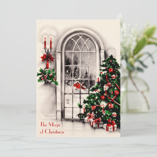 Invitation de la fête de Noël (Debout devant)