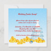 Invitation de la fête de Noël des amis (Dos)