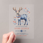 Invitation de la fête de Noël des rennes folkloriq (In situ (ordinateur de poche))