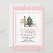 Invitation de la fête de Noël Nutcracker (Devant)
