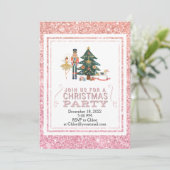 Invitation de la fête de Noël Nutcracker (Debout devant)