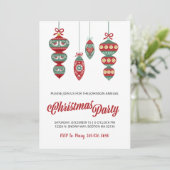 Invitation de la fête de Noël scandinave (Debout devant)