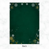 Invitation de la fête de Noël | Snowflakes et Père