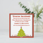 Invitation de la fête de Noël Whimsical (Debout devant)