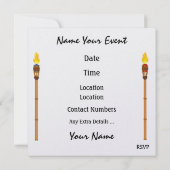 Invitation de la fête de Parrot Beach - SRF (Dos)