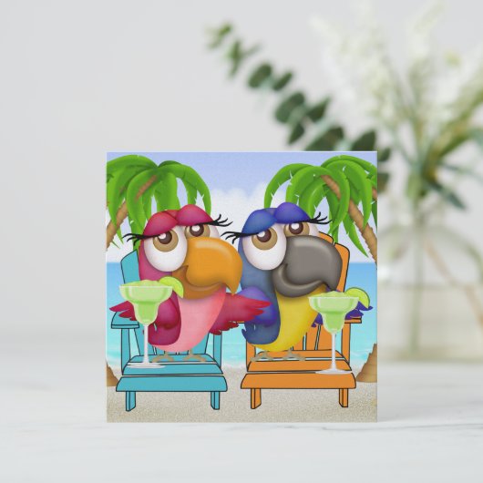 Invitation de la fête de Parrot Beach - SRF (Debout devant)