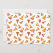 Invitation de la fête de Pizza (Dos)