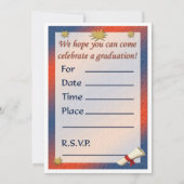 Invitation de la fête de qualification (Dos)