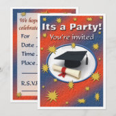 Invitation de la fête de qualification (Devant / Derrière)