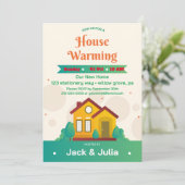 Invitation de la fête de réchauffement de la maiso (Debout devant)