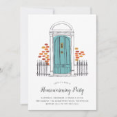 Invitation de la fête de réchauffement de la porte (Devant)