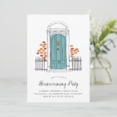 Invitation de la fête de réchauffement de la porte (Debout devant)