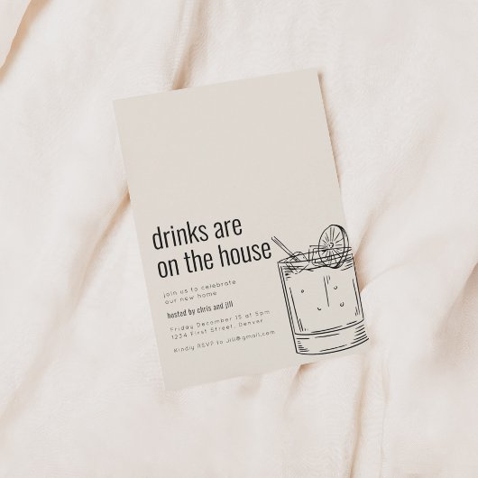 Invitation de la fête de réchauffement ménager ave