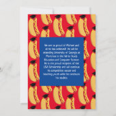 Invitation de la fête de reconnaissance de chiens (Dos)