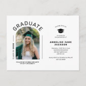 Invitation de la fête de remise de diplômes de l'a (Devant)