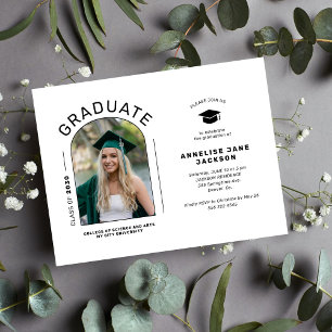 Invitation de la fête de remise de diplômes de l'a