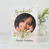 Invitation de la fête de remise des diplômes (Debout devant)