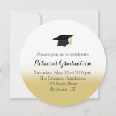 Invitation de la fête de remise des diplômes (Dos)