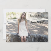 Invitation de la fête de remise des diplômes (Devant)