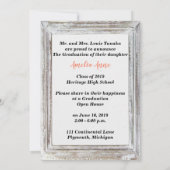 Invitation de la fête de remise des diplômes (Dos)