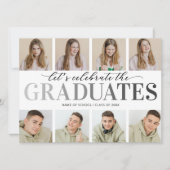 Invitation de la fête de remise des diplômes de de (Devant)