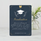 Invitation de la fête de remise des diplômes : hon (Debout devant)