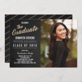 Invitation de la fête de remise des diplômes | Tab (Devant / Derrière)