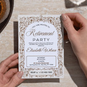 Invitation de la fête de retraite avec photo : Élé