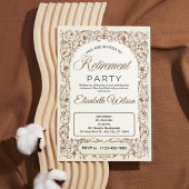 Invitation de la fête de retraite avec photo : Élé