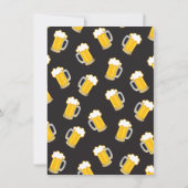 Invitation de la fête de retraite des bières et de (Dos)