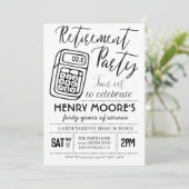 Invitation de la fête de retraite des enseignants  (Debout devant)